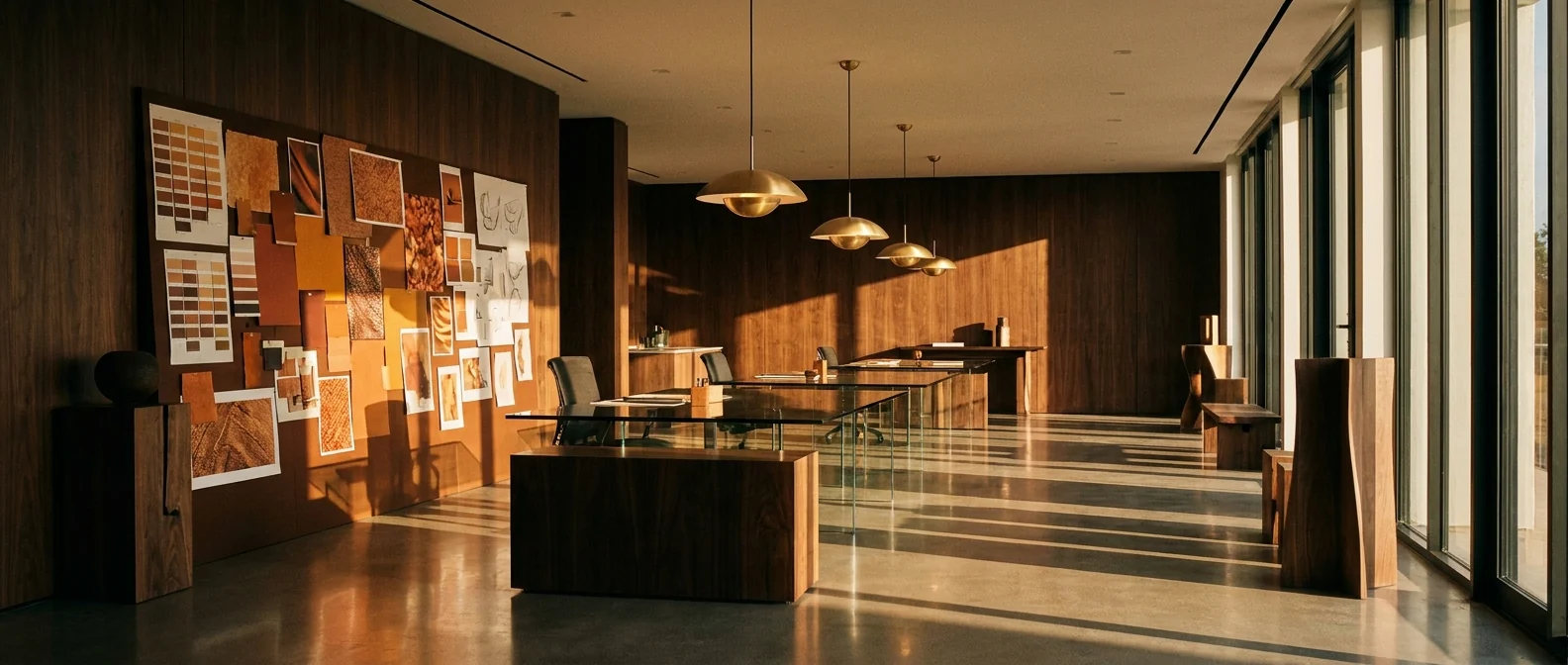 Studio Moov Agency — architecture intérieure, lumière chaude